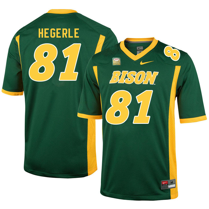 Men #81 Carson Hegerle North Dakota State Bison College Football Jerseys Sale-Green